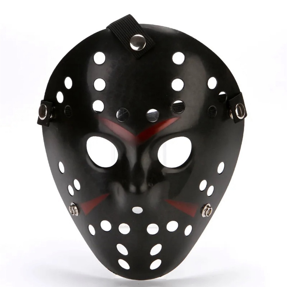Halloween Horror Jason Mask Hockey Cosplay Killer Scary Party color black